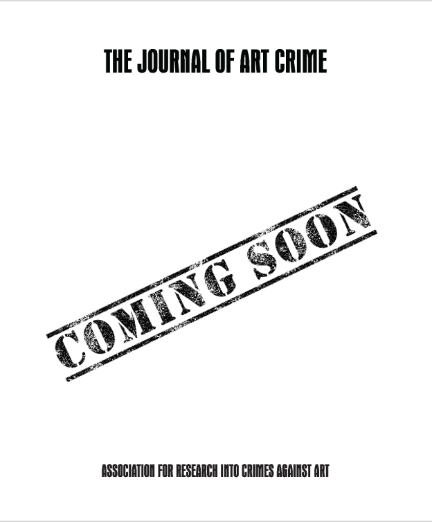 Journal of Art Crime - Coming Soon